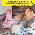 Atelier créatif vacances de Pâques