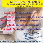 Ateliers créatifs enfants