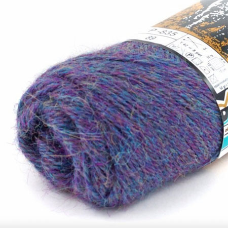 Snood laine douce enfant violet parme