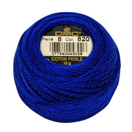 Fil pour crochet - Coton - Bleu