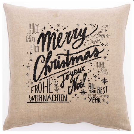 Coussin merry christmas