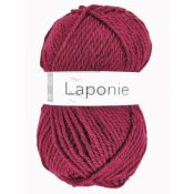 Laine laponie aubergine