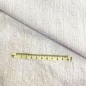 Tissu broderie anglaise blanc