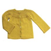 Cardigan encolure arrondie