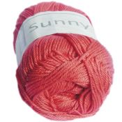 Coton sunny framboise