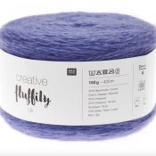 Creative fluffily violette