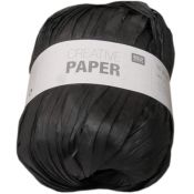 Raphia papier noir