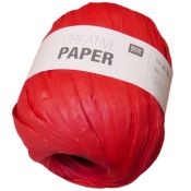 Raphia papier rouge