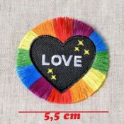 Ecusson love coeur