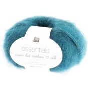 Essentials super kid mohair loves silk pétrole