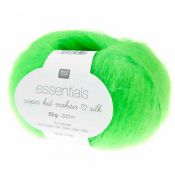 Essentials super kid mohair loves silk vert fluo