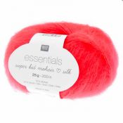 Essentials super kid mohair loves silk fluo rouge