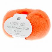 Essentials super kid mohair loves silk orange fluo