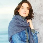 Essentials super kid mohair et soie bleu