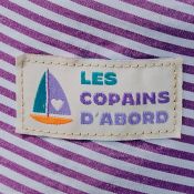 Etiquette tissée marmaï - les copains d'abord