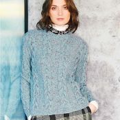 Modern tweed bleu