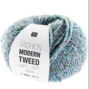 Modern tweed bleu
