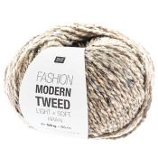 Modern tweed écru