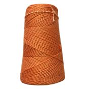 Fil macramé lin orange