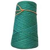 Fil macramé lin turquoise