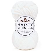 Happy chenille blanc