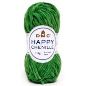 Happy chenille vert foncé
