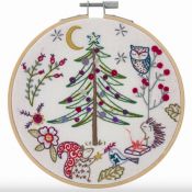 Kit de broderie noël en forêt