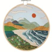 Kit de broderie plage