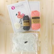 Kit crochet flamand rose