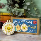 kit point de croix - tu es mon rayon de soleil