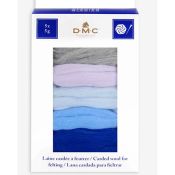Laine à feutrer assortiement bleu