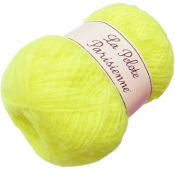 Laine chantilly jaune fluo