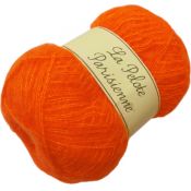 Laine chantilly orange fluo