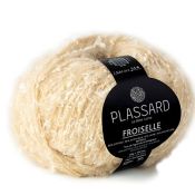 Laine Plassard froiselle écru