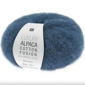 luxury alpaga cotton fusion bleu