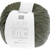 Luxu cotton silk cashemere kaki