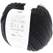 Luxu cotton silk cashemere noir