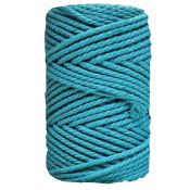 Macramé bleu vert