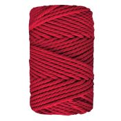 Macramé rouge bordeaux