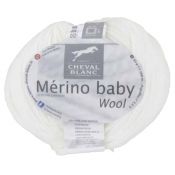 Mérino baby blanc