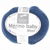 Mérino baby bleu marine