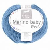 Mérino baby bleu