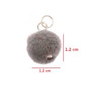 mini pompon gris