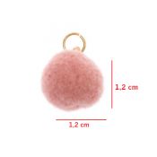 mini pompon mauve