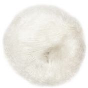 Mohair et soie blanc