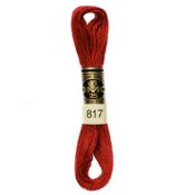 Mouliné 25 rouge 817