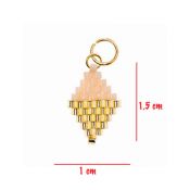 pendentif brick-stitch