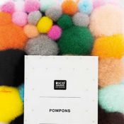 Pompons assortis multicouleur