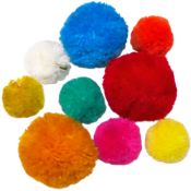 Pompons multicolores
