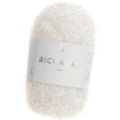 Créative ricorumi lamé blanc irisé